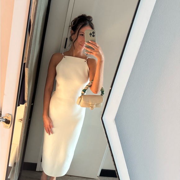 Cult Gaia Cassi Dress with Pearl Straps - Picture 4 of 4